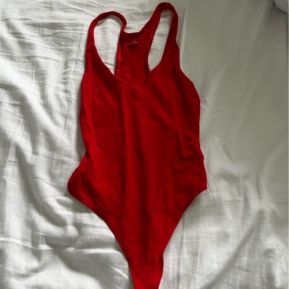 TNA red halter bodysuit - Picture 6 of 6